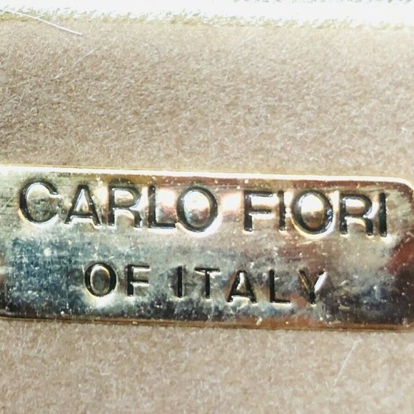 Green leather cross-body with mink & snake trim - Picture 3 of 6